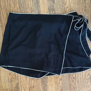 Women's Black Mini Skort